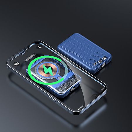 20000mAh Transparent Magnetic Charging Power Bank - Image 2