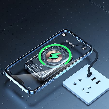 20000mAh Transparent Magnetic Charging Power Bank - Image 3
