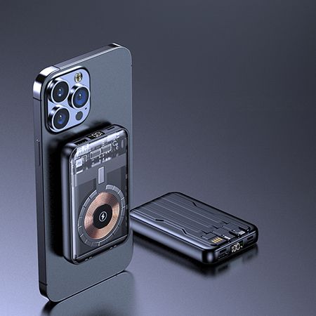 20000mAh Transparent Magnetic Charging Power Bank - Image 4