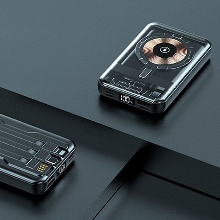 20000mAh Transparent Magnetic Charging Power Bank - Image 5