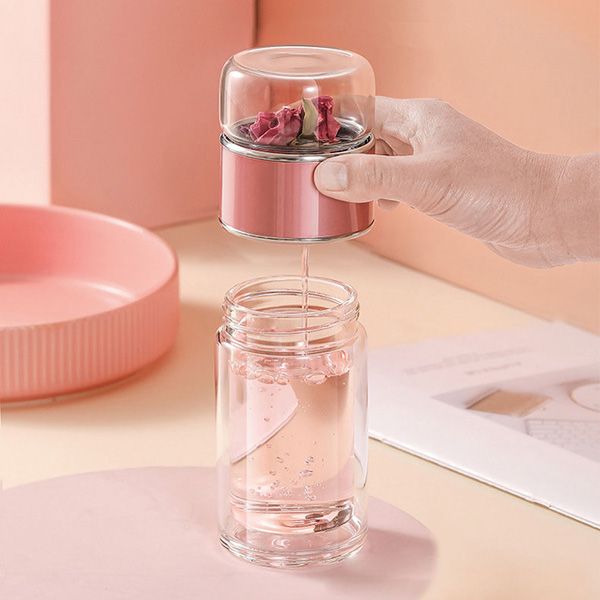 Tea-Infuser Glass Cup - Image 3