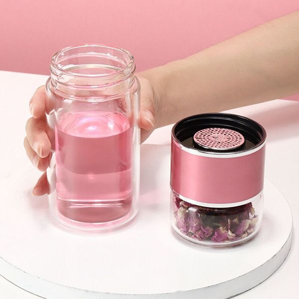 Tea-Infuser Glass Cup - Image 4