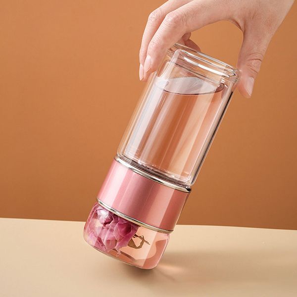 Tea-Infuser Glass Cup - Image 6